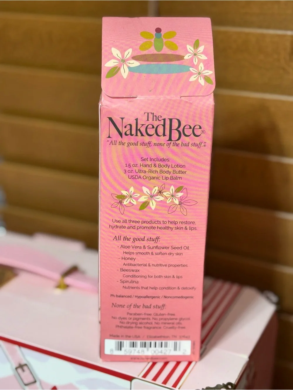 The Naked Bee new box